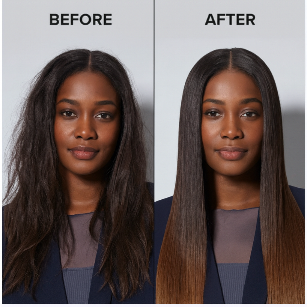 Brosse Lissante Chauffante Portable