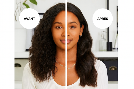 Brosse Lissante Chauffante Portable